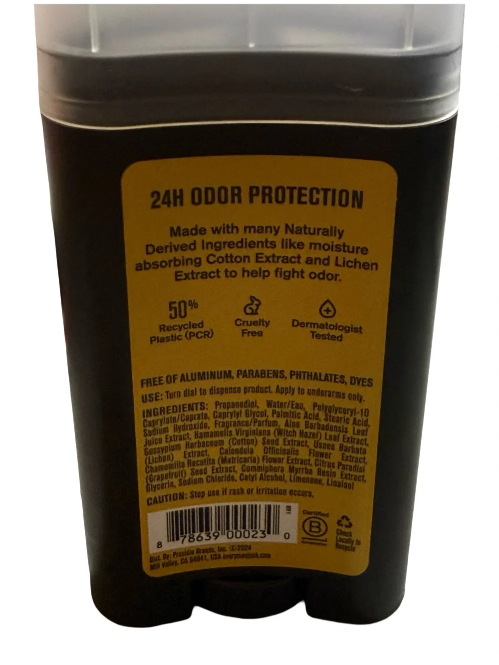 Every Man Jack Sandalwood Aluminum-Free Deodorant, 3 oz
